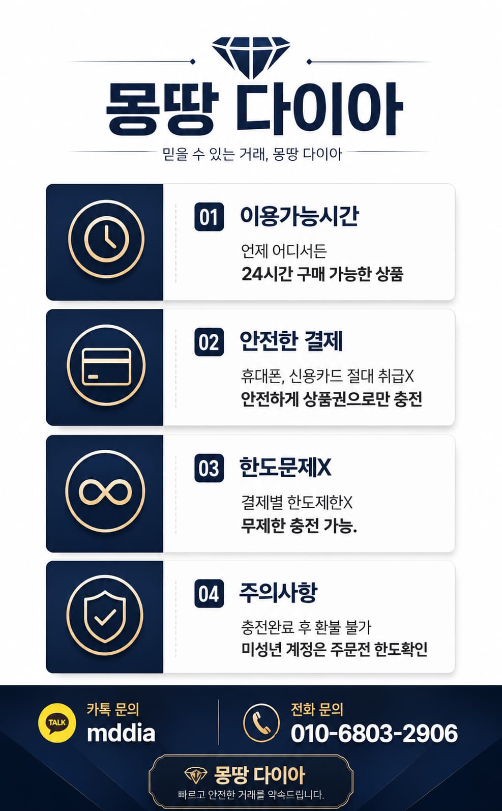리니지M 상품 구성 안내